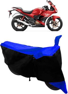 THE REAL ARV Two Wheeler Cover for Hero(Karizma ZMR, Blue, Black)
