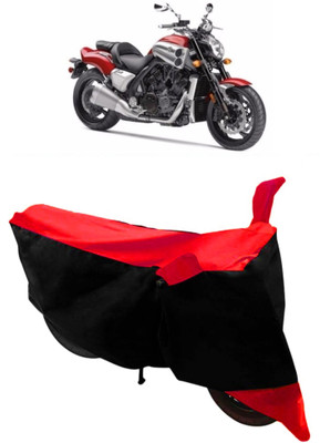 THE REAL ARV Waterproof Two Wheeler Cover for Yamaha(VMAX, Red, Black)