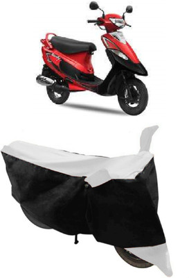 ABORDABLE Waterproof Two Wheeler Cover for Indus(Yo Spark, White, Black)