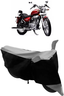 THE RAL ARV Two Wheeler Cover for Royal Enfield(Twin spark, Grey, Black)