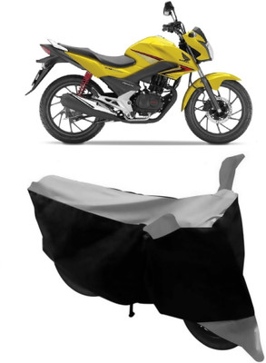 THE REAL ARV Waterproof Two Wheeler Cover for Honda(CBF, Grey, Black)