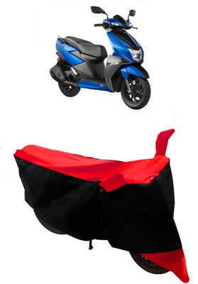 AutoGalaxy Waterproof Two Wheeler Cover for TVS(NTORQ, Red, Black)