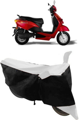 ABORDABLE Waterproof Two Wheeler Cover for Indus(Yo EXL, White, Black)
