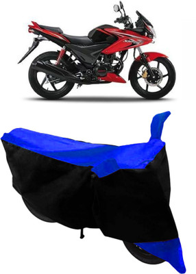THE REAL ARV Waterproof Two Wheeler Cover for Honda(CBF Stunner, Blue, Black)
