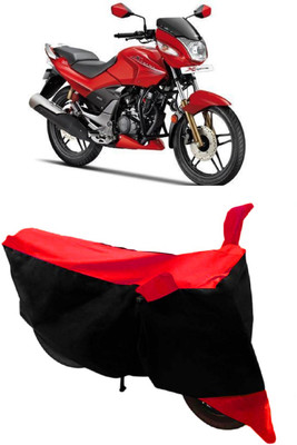 HEMSKAR Two Wheeler Cover for Hero(CBZ Extreme, Red, Black)
