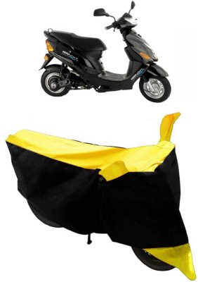 ABORDABLE Waterproof Two Wheeler Cover for Hero(Electric Zippy, Yellow, Black)