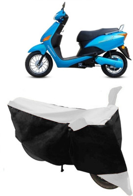 GANPRA Two Wheeler Cover for Hero(Electric Optima, Black, White)