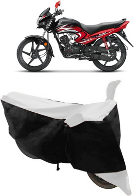 HEMSKAR Two Wheeler Cover for Honda(Dream Yuga, White, Black)