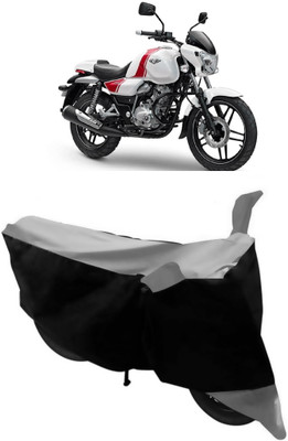 THE REAL ARV Two Wheeler Cover for Bajaj(V 150, Grey, Black)