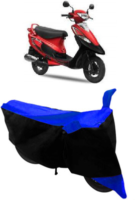 GANPRA Two Wheeler Cover for Indus(Yo Spark, Black, Blue)