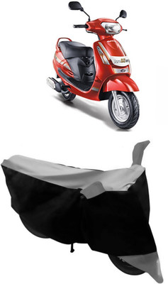 THE REAL ARV Waterproof Two Wheeler Cover for Mahindra(Duro, Grey, Black)