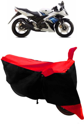 THE REAL ARV Waterproof Two Wheeler Cover for Yamaha(YZF R15 S, Red, Black)
