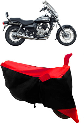 THE REAL ARV Two Wheeler Cover for Bajaj(Avenger 220 Cruise, Red, Black)