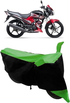 HEMSKAR Waterproof Two Wheeler Cover for Yamaha(SS 125, Green, Black)