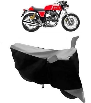 HEMSKAR Two Wheeler Cover for Royal Enfield(Continental GT, Grey, Black)