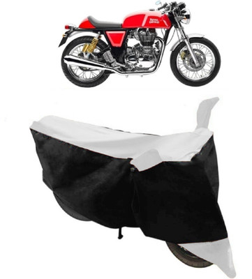 ABORDABLE Waterproof Two Wheeler Cover for Royal Enfield(Continental GT, White, Black)