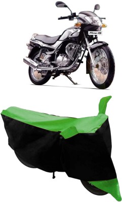 GANPRA Two Wheeler Cover for TVS(Fiero F2, Black, Green)