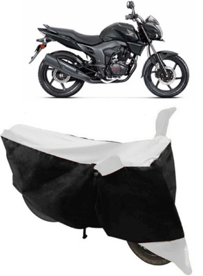 HEMSKAR Waterproof Two Wheeler Cover for Honda(Trigger, White, Black)