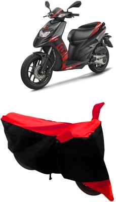 ABORDABLE Two Wheeler Cover for Aprilia(SR 125, Red, Black)