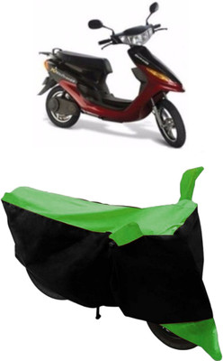 HEMSKAR Waterproof Two Wheeler Cover for Indus(Yo Electron, Green, Black)