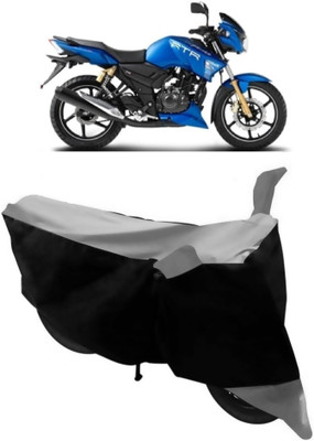 THE RAL ARV Waterproof Two Wheeler Cover for TVS(Apache, Grey, Black)