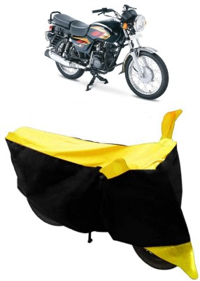 ABORDABLE Waterproof Two Wheeler Cover for TVS(Max 4R, Yellow, Black)