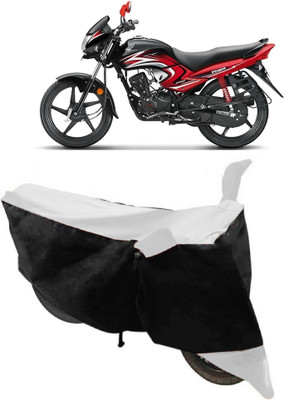 SHOPLINK Two Wheeler Cover for Honda(Dream, White, Black)