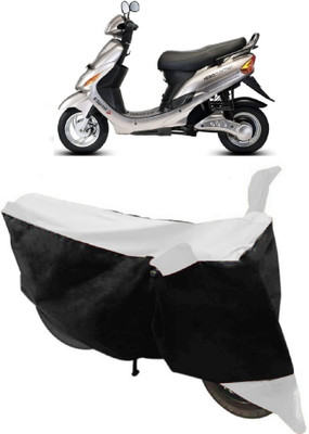 ABORDABLE Waterproof Two Wheeler Cover for Hero(E Sprint, White, Black)