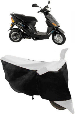 GANPRA Two Wheeler Cover for Hero(Electric Zippy, Black, White)