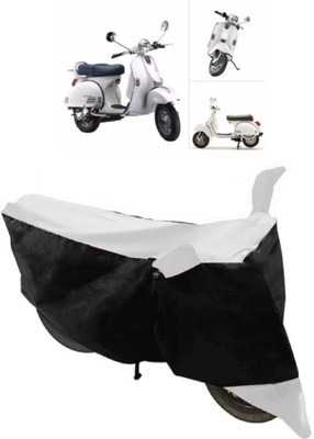 ABORDABLE Two Wheeler Cover for LML(Star Euro, White, Black)