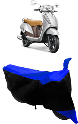 THE REAL ARV Two Wheeler Cover for Suzuki(Access SE, Blue, Black)