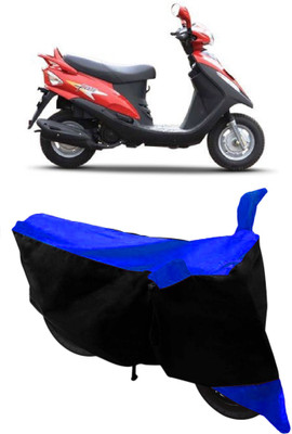 THE REAL ARV Two Wheeler Cover for Mahindra(Flyte, Blue, Black)