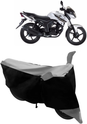 HEMSKAR Waterproof Two Wheeler Cover for Yamaha(SZ-S, Grey, Black)