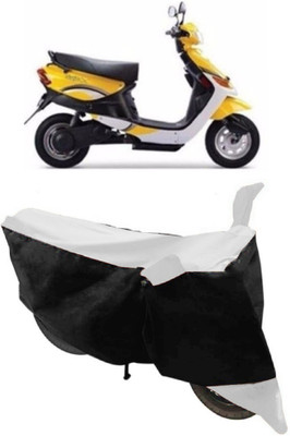 THE RAL ARV Two Wheeler Cover for Indus(Yo Style, White, Black)
