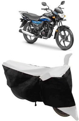 SHOPLINK Two Wheeler Cover for Honda(Dream Neo, White, Black)