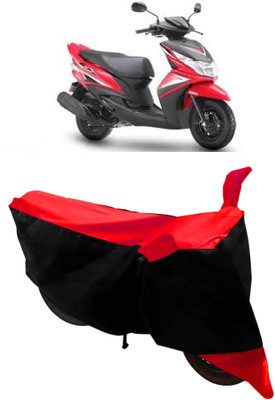 THE REAL ARV Two Wheeler Cover for Yamaha(Ray Z, Red, Black)