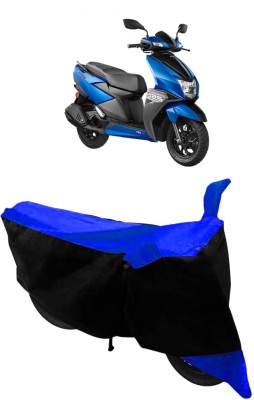 THE RAL ARV Two Wheeler Cover for TVS(NTORQ, Blue, Black)