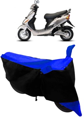 ABORDABLE Waterproof Two Wheeler Cover for Hero(E Sprint, Blue, Black)