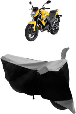 THE RAL ARV Two Wheeler Cover for Mahindra(Stallio, Grey, Black)