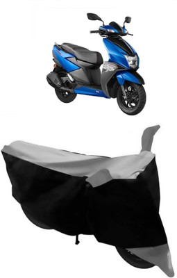 THE REAL ARV Two Wheeler Cover for TVS(NTORQ, Grey, Black)