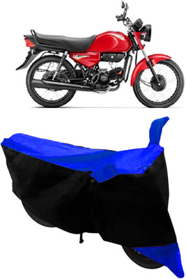 ABORDABLE Waterproof Two Wheeler Cover for Honda(CD deluxe, Blue, Black)