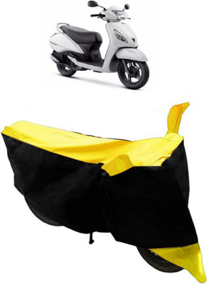 SHOPLINK Two Wheeler Cover for TVS(Jupiter, Yellow, Black)