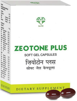 AVN Zeotone Plus Soft Gel Capsules (60 X 2 Pack)Pack of 2(Pack of 2, 120 Capsules)