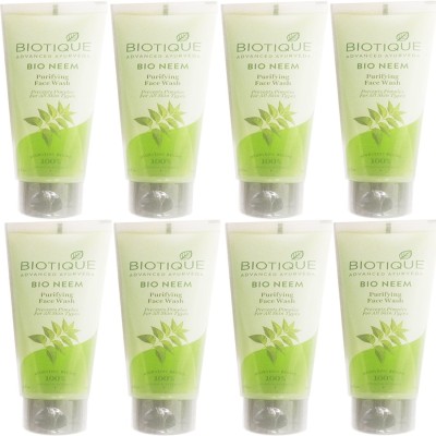 BIOTIQUE 8 BIO NEEM PURIFYING FACE WASH ( 100 ML) Face Wash(100 g)