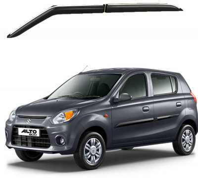 Worldlookenterprises For Front, Rear Wind Deflector(Maruti Alto 800)