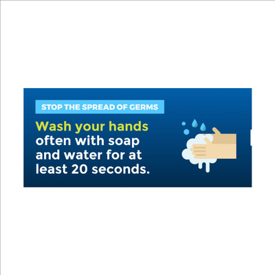 VVWV Stop Spread Os Germs Emergency Sign