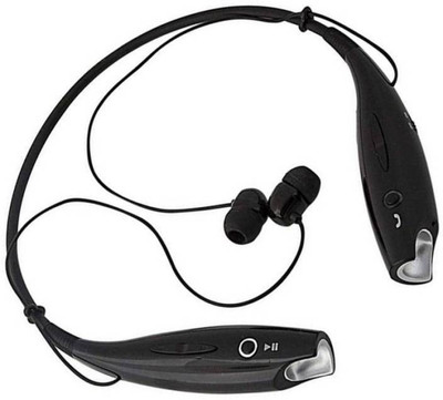 TECHFIRE HBS-730 Stereo Headphones Bluetooth Headset Bluetooth Headset(Black, Wired in the ear)
