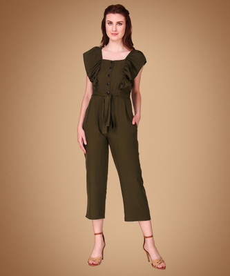 TRYCLO Solid Women Jumpsuit