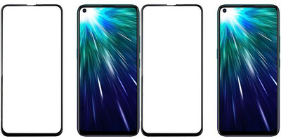 HOBBYTRONICS Edge To Edge Tempered Glass for Vivo Z1 Pro, Vivo Z5X(Pack of 2)