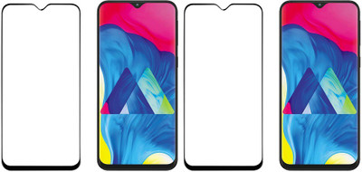 HOBBYTRONICS Edge To Edge Tempered Glass for Samsung Galaxy M10(Pack of 2)
